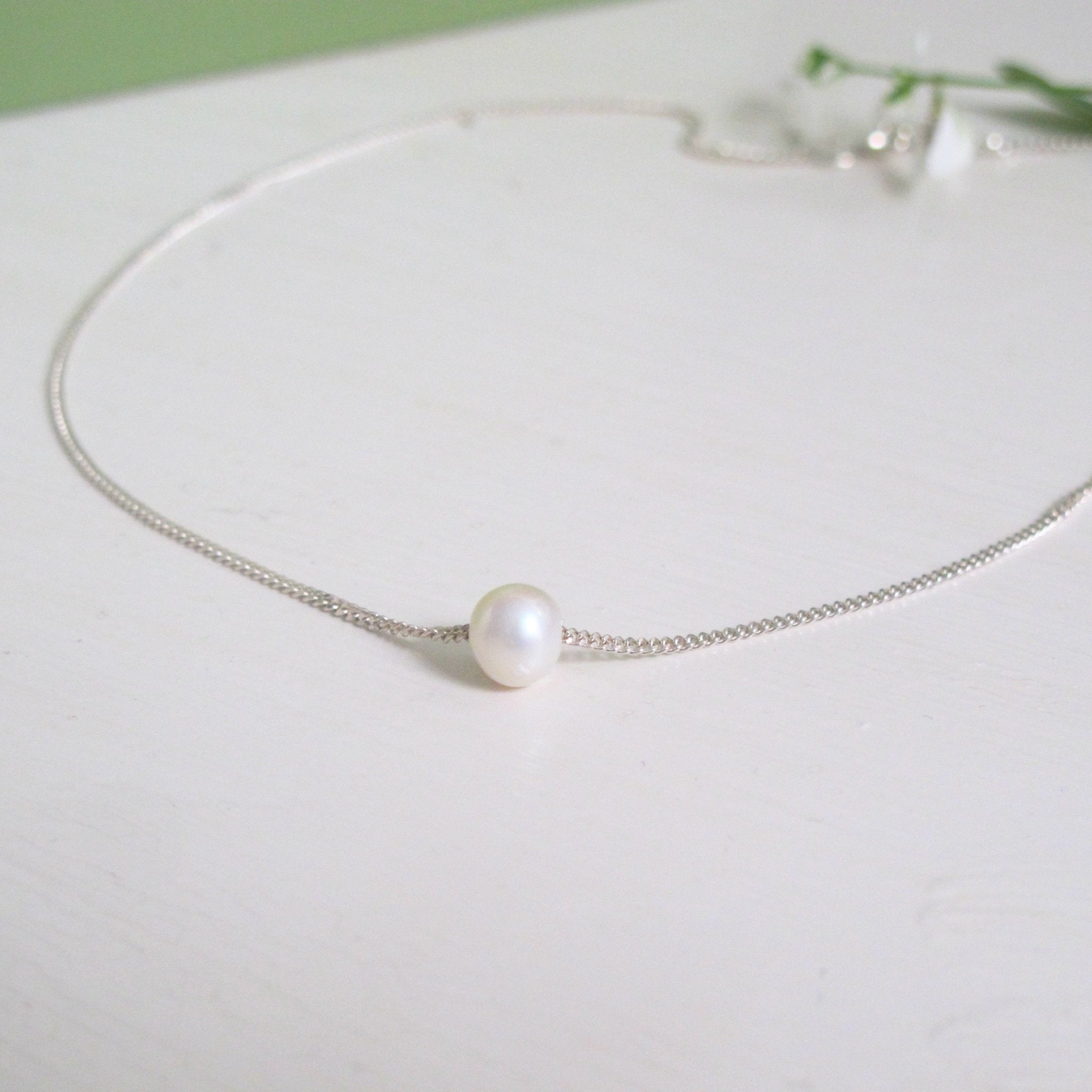 Orb Pearl Necklace in Sterling Silver – Vicki Westgate Fine Jewellery