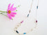 Gemstone Paperclip Link Necklace