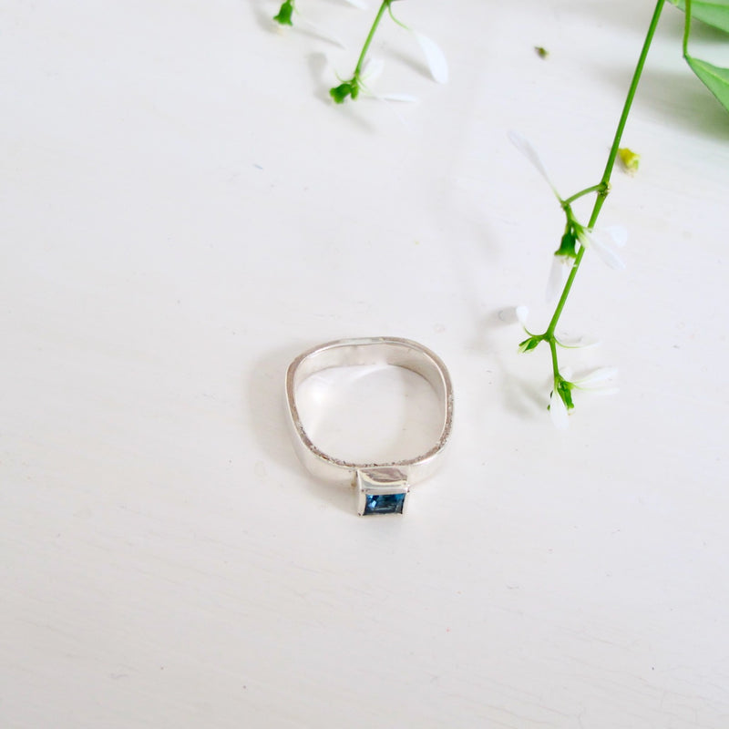 Blue Topaz Ring