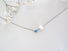 Pear Shaped London Blue Necklace